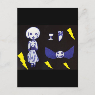 Goth Doll Postcard