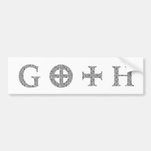 GOTH - Emo Alternative Grunge Rock Punk Bumper Sticker