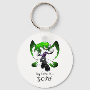 Goth Fairy Keychain