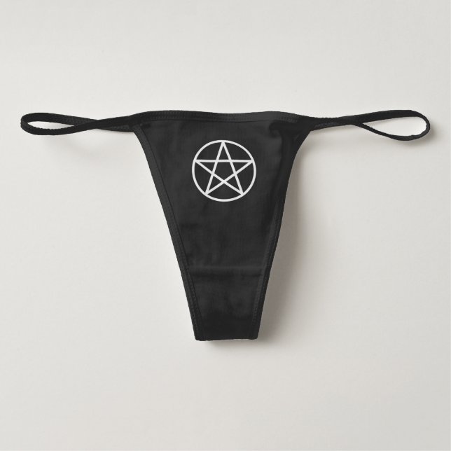 Goth fashion - Occult designs - Pentacle Underwear (Front)