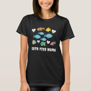 Goth Fish Mama Pet Fish Lady Gothic Emo T-Shirt