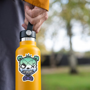 Goth Gay MLM Pride Flag Coloured Bear