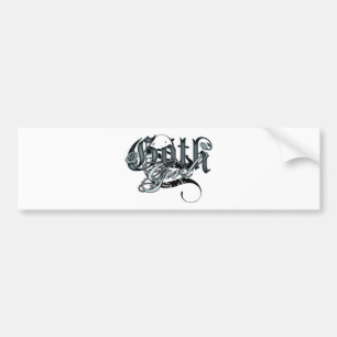 Goth Girl Bumper Sticker