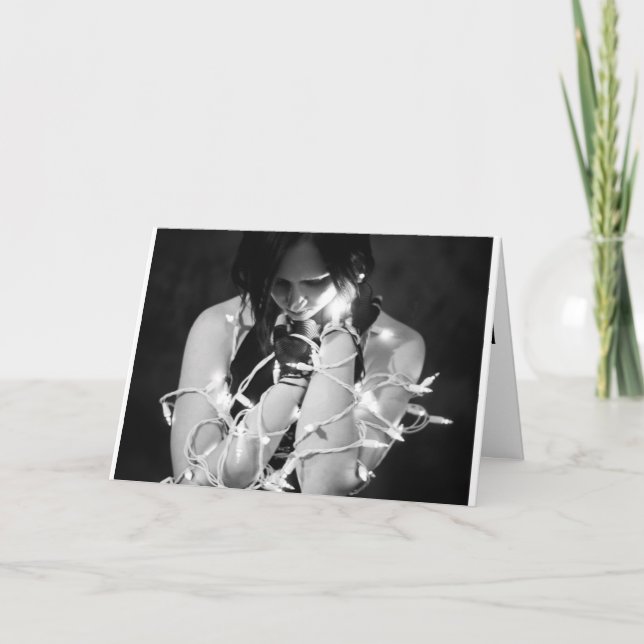 Goth Girl Christmas Card (Front)