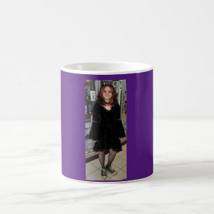 Goth Girl Coffee Cup - Purple, Navear