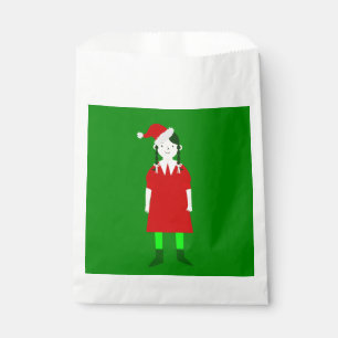 goth girl gothic christmas creepy favour bag