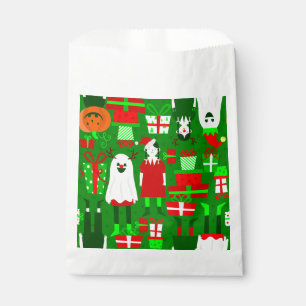 goth girl halloween christmas ghost  favour bag