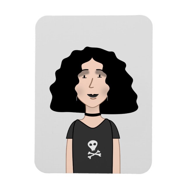 Goth girl magnet (Vertical)