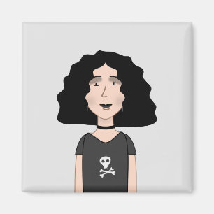 Goth girl magnet
