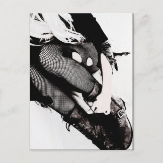 goth girl postcard