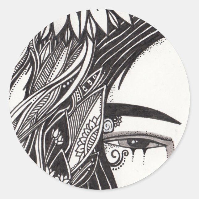 Goth Girl Stickers (Front)