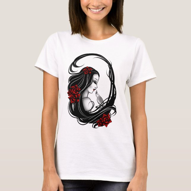 Goth girl T-Shirt (Front)