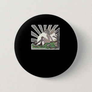 Goth Girl Whimsigoth Fairy Oversized 6 Cm Round Badge