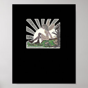 Goth Girl Whimsigoth Fairy Oversized Poster