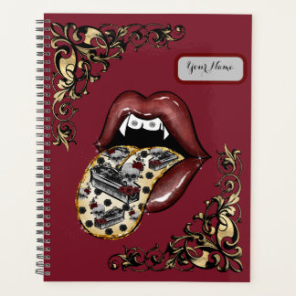 Goth Glam Tongue Out Planner