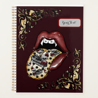 Goth Glam Vamp Lip Planner