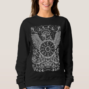 Goth Gothic Horror Occult Emo Aesthetics Line Sweatshirt