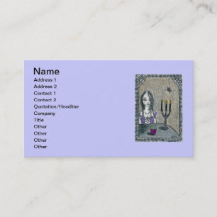 Goth Halloween Business Card