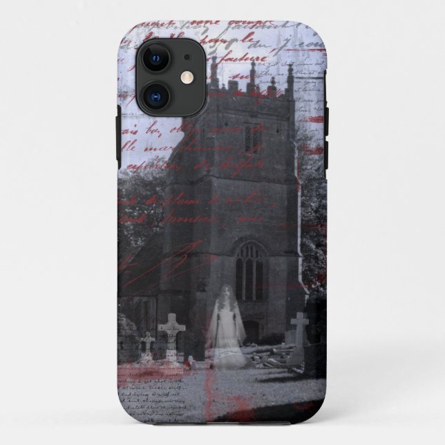 Goth Haunted Cemetery iPhone Case-Mate Case (Back)