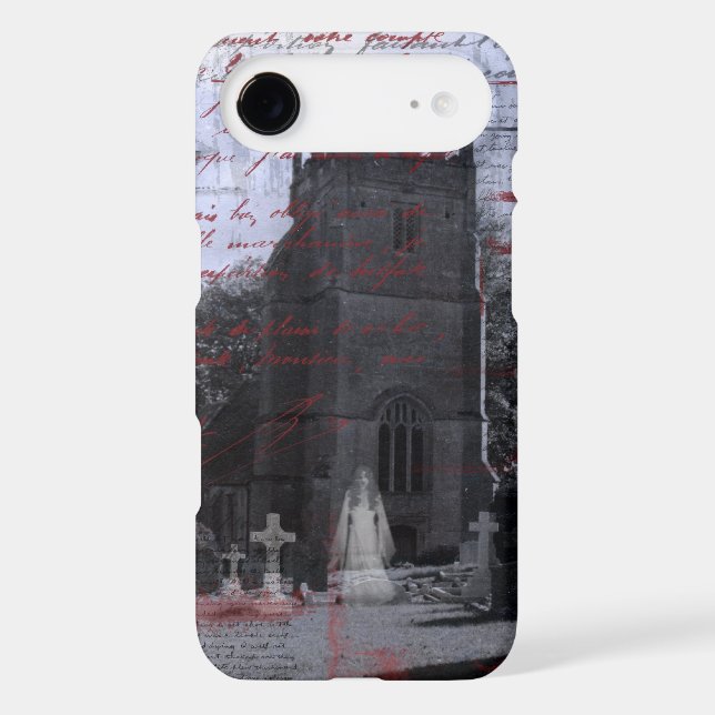 Goth Haunted Cemetery iPhone Case-Mate Case (Back)