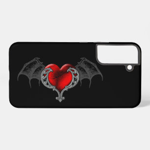 Goth Heart with Bat Wings  Samsung Galaxy Case