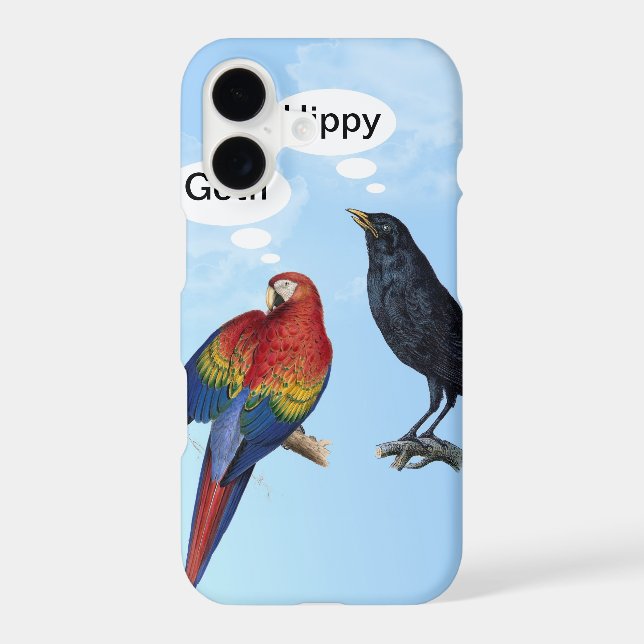 Goth Hippy Funny iPhone 7 case (Back)