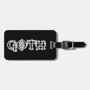 Goth Luggage Tag