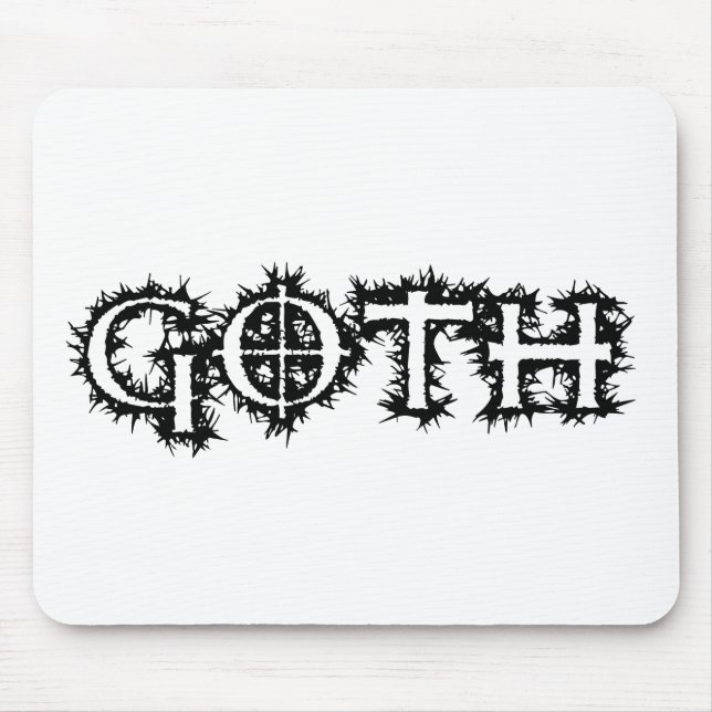 Goth Mouse Pad (Front)