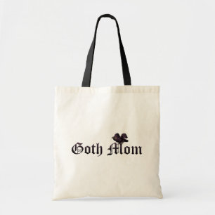 Goth Mum with Raven Tote Bag