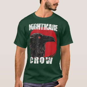 Goth occult crow horror nightmares halloween T-Shi T-Shirt