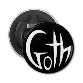 Goth (Pointed Lettering) Bottle Opener