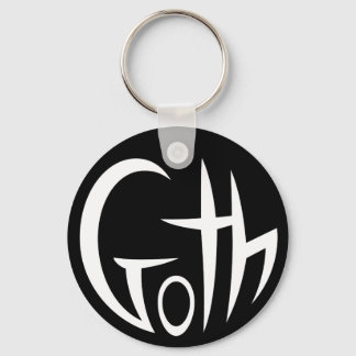 Goth (Pointed Lettering) Key Ring
