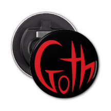 Goth (Pointed Lettering) (Red)