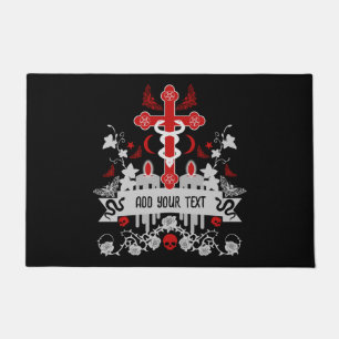 Goth Post Punk Fashion Doormat