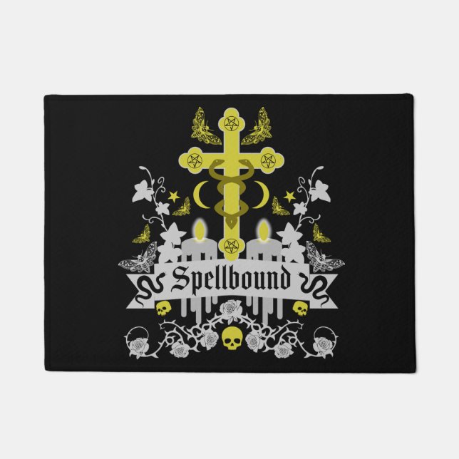 Goth Post Punk Fashion Doormat (Front)