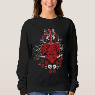 Goth Post Punk Fashion Sweatshirt