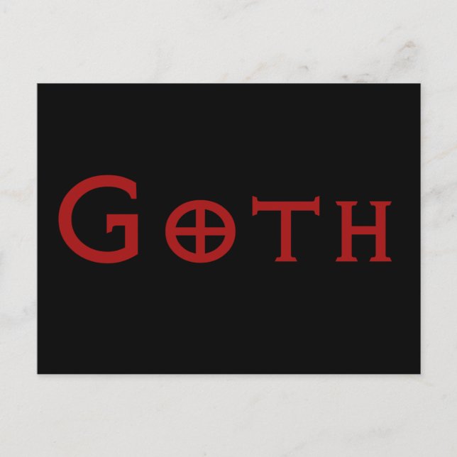 Goth Postcard (Front)