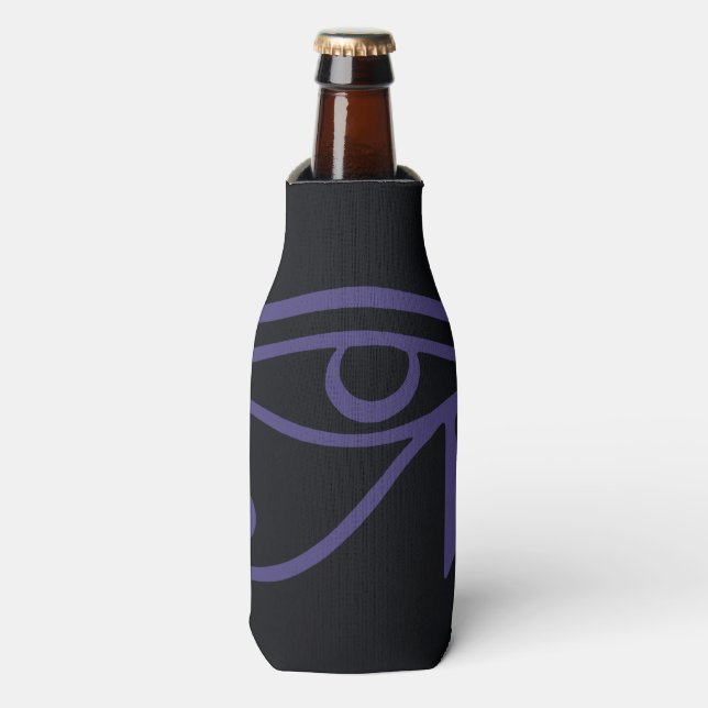 GOTH PRIDE FLAG BOTTLE COOLER (Bottle Front)