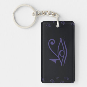 GOTH PRIDE FLAG KEY RING