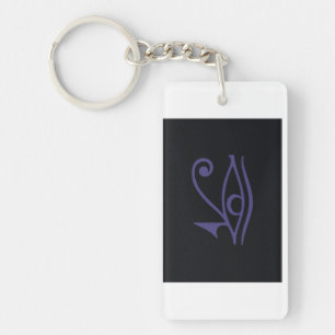 GOTH PRIDE FLAG KEY RING