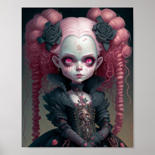 Goth Princess Gothic Fantasy Art Poster