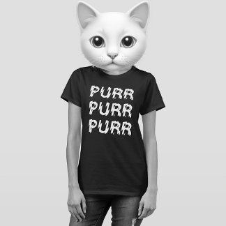 GOTH PUNK PURR PURR PURR KITTY CAT SHIRT