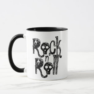 Goth Punk Rock n Roll, Retro Music Rock Band Mug