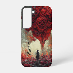 Goth Red Rose Filled Hell Samsung Galaxy Case