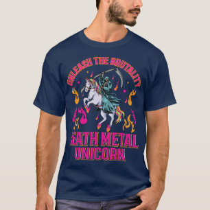 Goth Rock Satan Unicorn Festivals Death Metal 10 T-Shirt