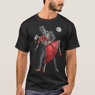 Goth Skeletons Dancing T-Shirt