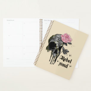Goth Skull Rebel Soul Planner