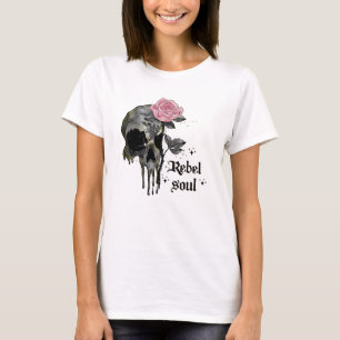 Goth Skull Rebel Soul T-Shirt
