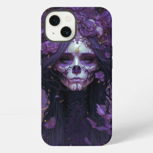 Goth Skull Woman Dark Fantasy Art iPhone 13 Case