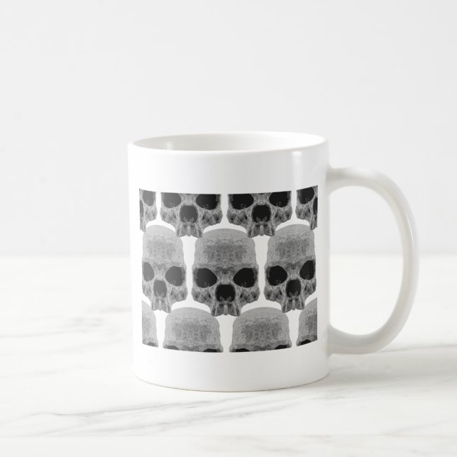 goth skulls coffee mug (Right)